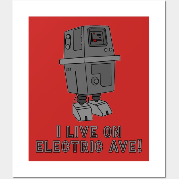 Gonk Electric Ave Wall Art by Kleiertees